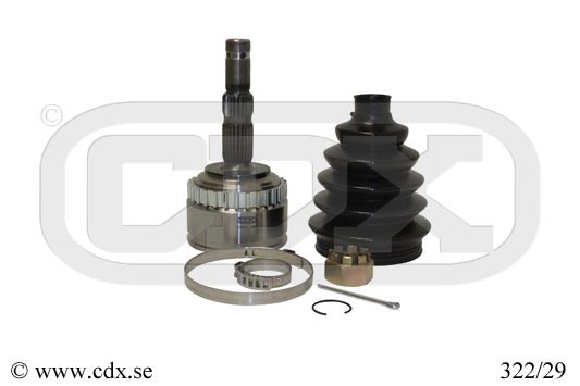 Drivknut, På hjulsidan Cdx 322/29 CDX
