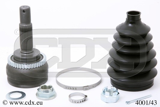 Drivknut, På hjulsidan Cdx 4001/43 CDX Drivknut, På hjulsidan Cdx 4001/43 CDX