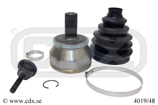 Drivknut, Framaxel, På hjulsidan Cdx 4019/48 CDX