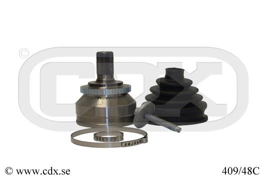 Drivknut, Framaxel, På hjulsidan Cdx 409/48C CDX