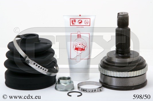 Drivknut, Framaxel, På hjulsidan Cdx 598/50 CDX Drivknut, Framaxel, På hjulsidan Cdx 598/50 CDX