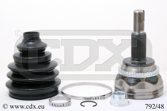 Drivknut, På hjulsidan Cdx 792/48 CDX