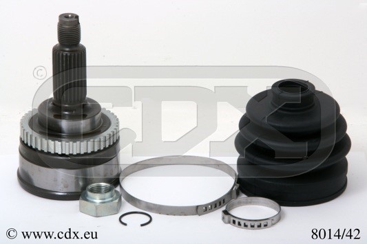 Drivknut, Framaxel, På hjulsidan Cdx 8014/42 CDX