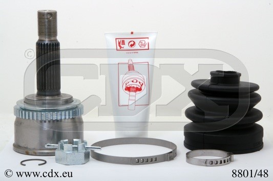 Drivknut, På hjulsidan Cdx 8801/48 CDX Drivknut, På hjulsidan Cdx 8801/48 CDX