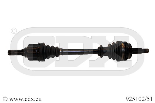 Drivaxel, framaxel vänster Cdx 925102/51 CDX