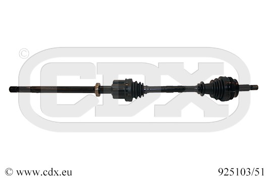 Drivaxel, framaxel höger Cdx 925103/51 CDX