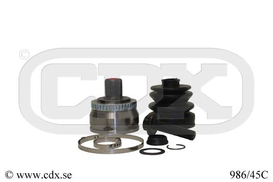 Drivknut, Framaxel, På hjulsidan Cdx 986/45C CDX