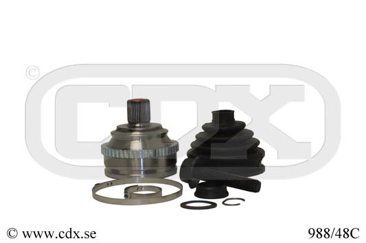 Drivknut, Framaxel, På hjulsidan Cdx 988/48C CDX