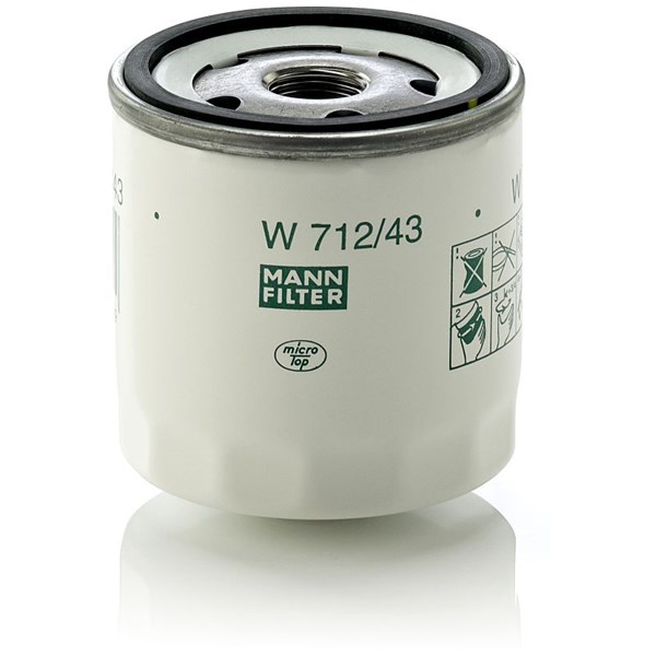 Oljefilter Mann-filter W 712/43 MANN-FILTER