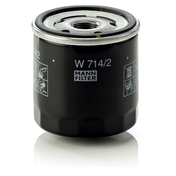 Oljefilter Mann-filter W 714/2 MANN-FILTER