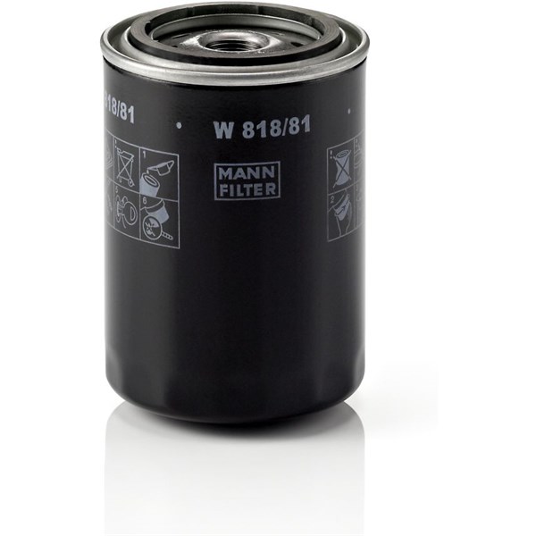 Oljefilter Mann-filter W 818/81 MANN-FILTER