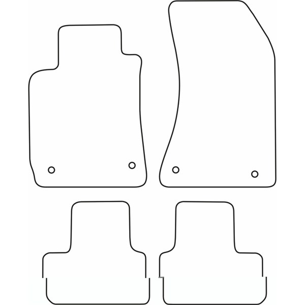 Textilmatta, kupé, Fram och bak Autostyle TM AR516V AutoStyle Textilmatta, kupé, Fram och bak Autostyle TM AR516V AutoStyle