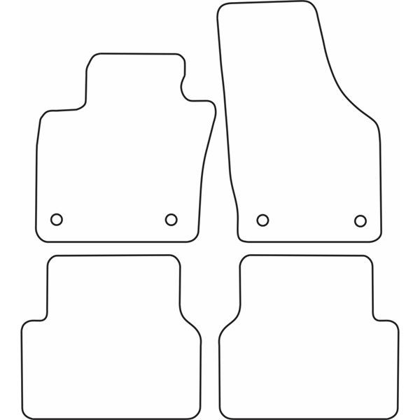 Textilmatta, kupé, Fram och bak Autostyle TM AU527V AutoStyle Textilmatta, kupé, Fram och bak Autostyle TM AU527V AutoStyle