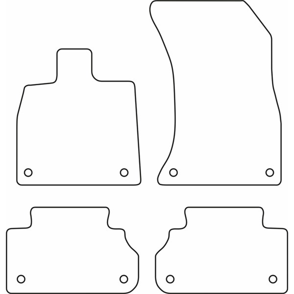 Textilmatta, kupé, Fram och bak Autostyle TM AU547V AutoStyle Textilmatta, kupé, Fram och bak Autostyle TM AU547V AutoStyle