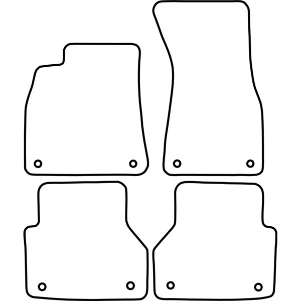 Textilmatta, kupé, Fram och bak Autostyle TM AU549V AutoStyle Textilmatta, kupé, Fram och bak Autostyle TM AU549V AutoStyle