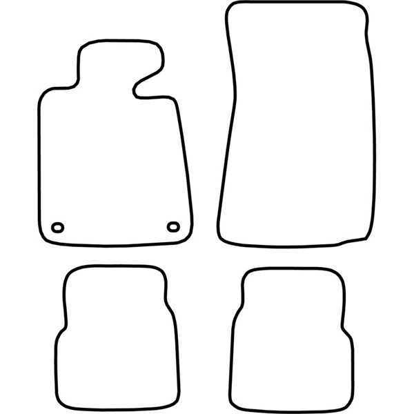 Textilmatta, kupé, Fram och bak Autostyle TM BM500V AutoStyle