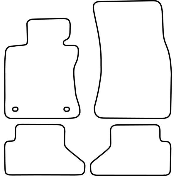 Textilmatta, kupé, Fram och bak Autostyle TM BM519V AutoStyle