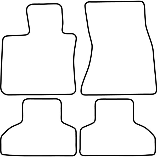 Textilmatta, kupé, Fram och bak Autostyle TM BM551V AutoStyle
