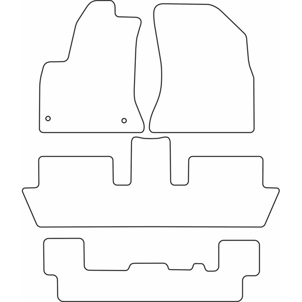 Textilmatta, kupé, Fram och bak Autostyle TM CI527V AutoStyle