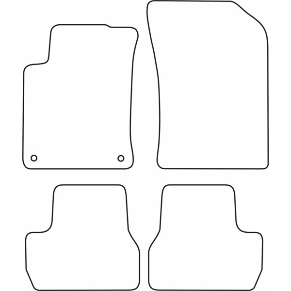 Textilmatta, kupé, Fram och bak Autostyle TM CI536V AutoStyle Textilmatta, kupé, Fram och bak Autostyle TM CI536V AutoStyle