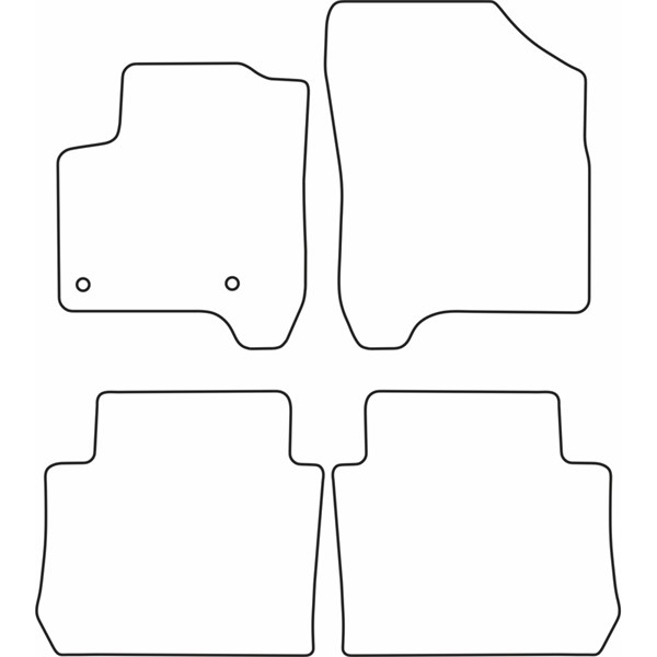 Textilmatta, kupé, Fram och bak Autostyle TM CI537V AutoStyle Textilmatta, kupé, Fram och bak Autostyle TM CI537V AutoStyle