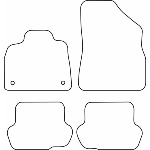 Textilmatta, kupé, Fram och bak Autostyle TM CI538V AutoStyle Textilmatta, kupé, Fram och bak Autostyle TM CI538V AutoStyle
