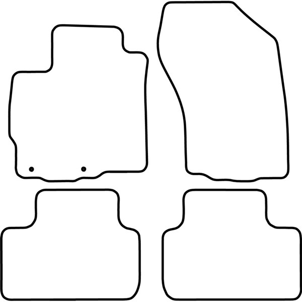 Textilmatta, kupé, Fram och bak Autostyle TM CI542V AutoStyle Textilmatta, kupé, Fram och bak Autostyle TM CI542V AutoStyle