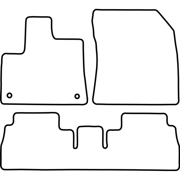 Textilmatta, kupé, Fram och bak Autostyle TM CI550V AutoStyle