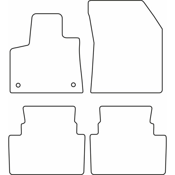Textilmatta, kupé, Fram och bak Autostyle TM CI551V AutoStyle Textilmatta, kupé, Fram och bak Autostyle TM CI551V AutoStyle