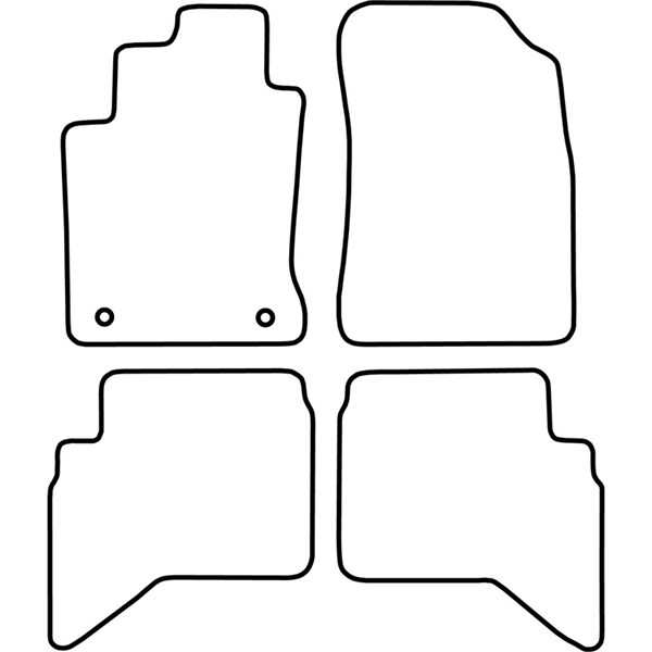 Textilmatta, kupé, Fram och bak Autostyle TM DA516V AutoStyle Textilmatta, kupé, Fram och bak Autostyle TM DA516V AutoStyle