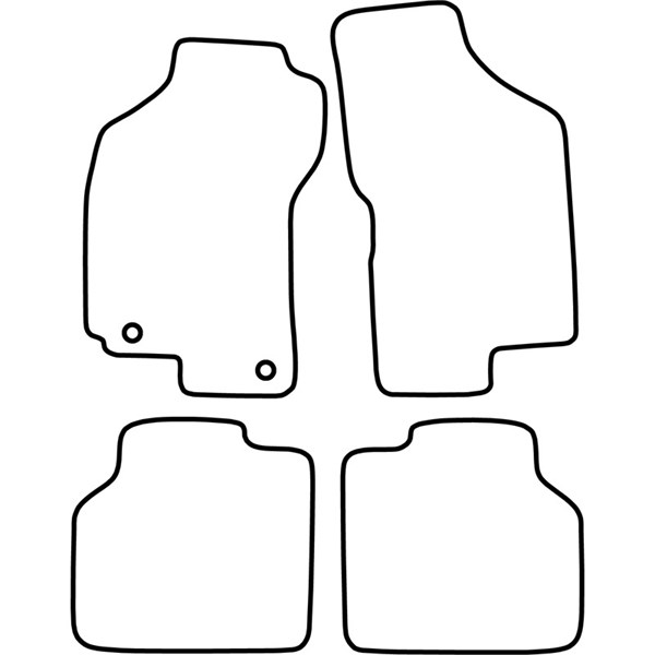 Textilmatta, kupé, Fram och bak Autostyle TM FI516V AutoStyle Textilmatta, kupé, Fram och bak Autostyle TM FI516V AutoStyle