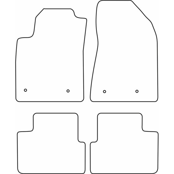 Textilmatta, kupé, Fram och bak Autostyle TM FI525V AutoStyle Textilmatta, kupé, Fram och bak Autostyle TM FI525V AutoStyle