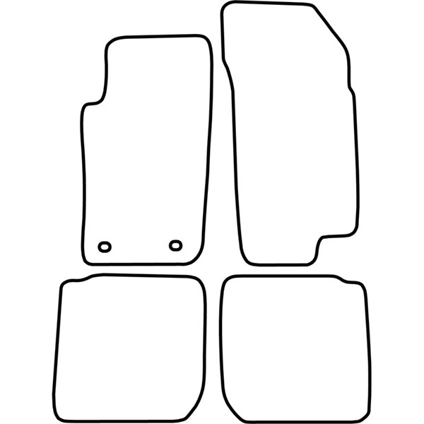 Textilmatta, kupé, Fram och bak Autostyle TM FO503V AutoStyle Textilmatta, kupé, Fram och bak Autostyle TM FO503V AutoStyle