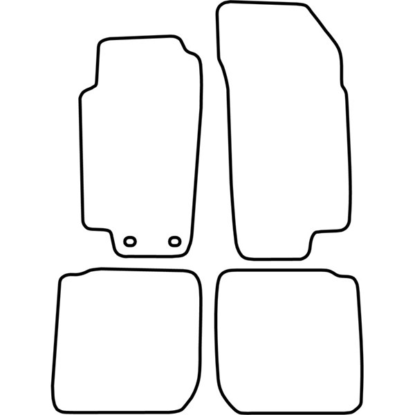 Textilmatta, kupé, Fram och bak Autostyle TM FO513V AutoStyle Textilmatta, kupé, Fram och bak Autostyle TM FO513V AutoStyle