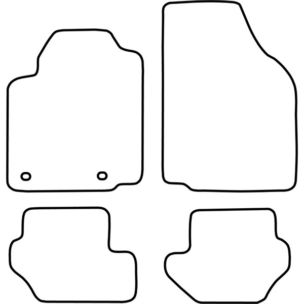 Textilmatta, kupé, Fram och bak Autostyle TM FO518V AutoStyle Textilmatta, kupé, Fram och bak Autostyle TM FO518V AutoStyle