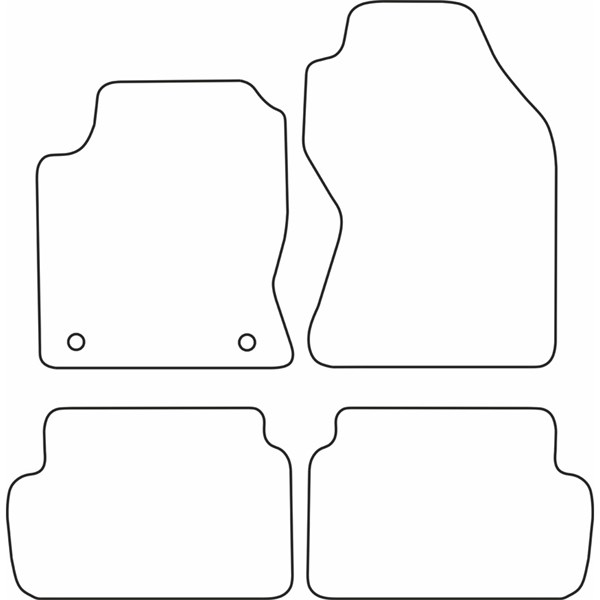 Textilmatta, kupé, Fram och bak Autostyle TM FO523V AutoStyle Textilmatta, kupé, Fram och bak Autostyle TM FO523V AutoStyle