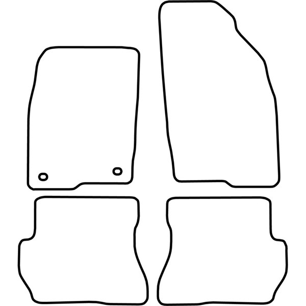 Textilmatta, kupé, Fram och bak Autostyle TM FO525V AutoStyle Textilmatta, kupé, Fram och bak Autostyle TM FO525V AutoStyle
