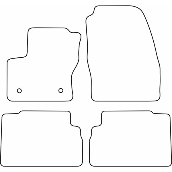 Textilmatta, kupé, Fram och bak Autostyle TM FO553V AutoStyle Textilmatta, kupé, Fram och bak Autostyle TM FO553V AutoStyle