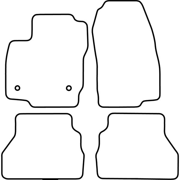 Textilmatta, kupé, Fram och bak Autostyle TM FO557V AutoStyle Textilmatta, kupé, Fram och bak Autostyle TM FO557V AutoStyle