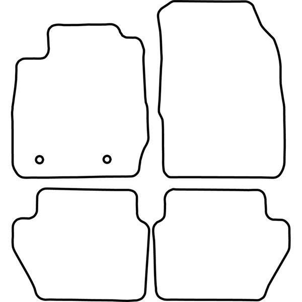 Textilmatta, kupé, Fram och bak Autostyle TM FO558V AutoStyle Textilmatta, kupé, Fram och bak Autostyle TM FO558V AutoStyle