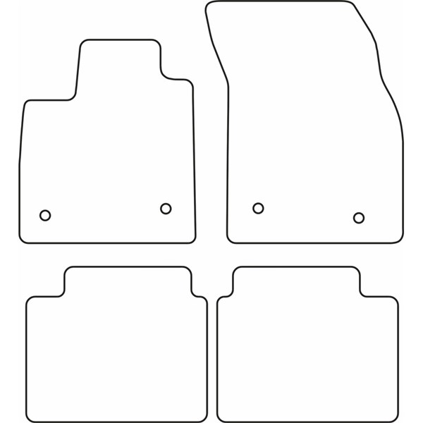 Textilmatta, kupé, Fram och bak Autostyle TM FO568V AutoStyle Textilmatta, kupé, Fram och bak Autostyle TM FO568V AutoStyle