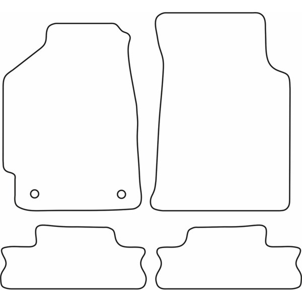Textilmatta, kupé, Fram och bak Autostyle TM HO506V AutoStyle Textilmatta, kupé, Fram och bak Autostyle TM HO506V AutoStyle