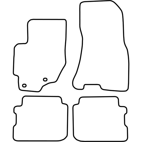 Textilmatta, kupé, Fram och bak Autostyle TM HO514V AutoStyle