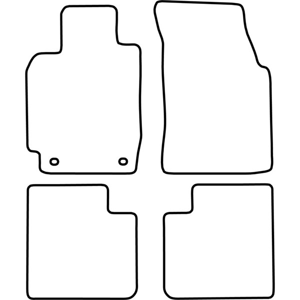 Textilmatta, kupé, Fram och bak Autostyle TM HO521V AutoStyle Textilmatta, kupé, Fram och bak Autostyle TM HO521V AutoStyle