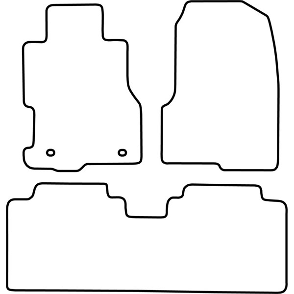 Textilmatta, kupé, Fram och bak Autostyle TM HO532V AutoStyle