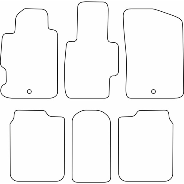 Textilmatta, kupé, Fram och bak Autostyle TM HO533V AutoStyle
