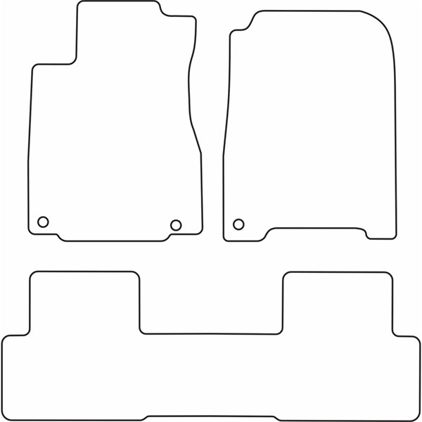 Textilmatta, kupé, Fram och bak Autostyle TM HO539V AutoStyle