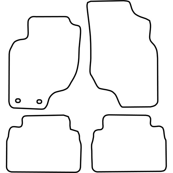Textilmatta, kupé, Fram och bak Autostyle TM HY507V AutoStyle Textilmatta, kupé, Fram och bak Autostyle TM HY507V AutoStyle