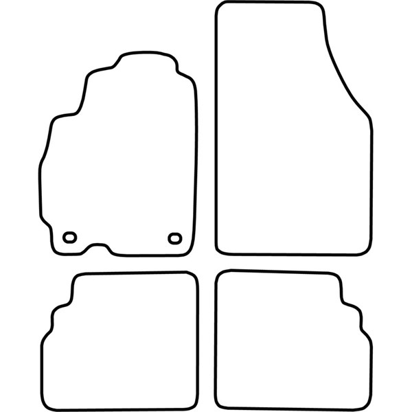 Textilmatta, kupé, Fram och bak Autostyle TM HY510V AutoStyle Textilmatta, kupé, Fram och bak Autostyle TM HY510V AutoStyle