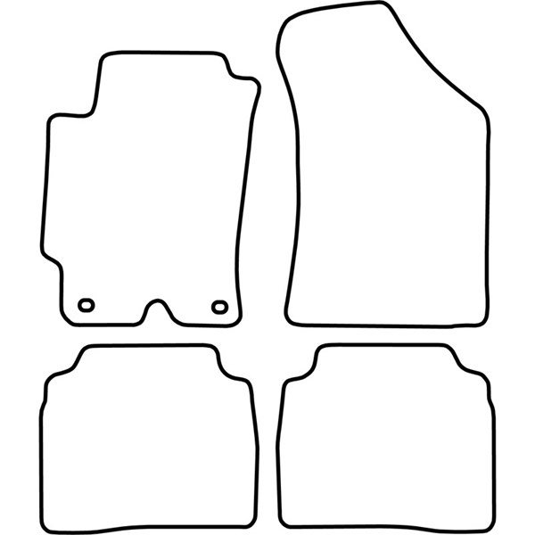 Textilmatta, kupé, Fram och bak Autostyle TM HY516V AutoStyle Textilmatta, kupé, Fram och bak Autostyle TM HY516V AutoStyle